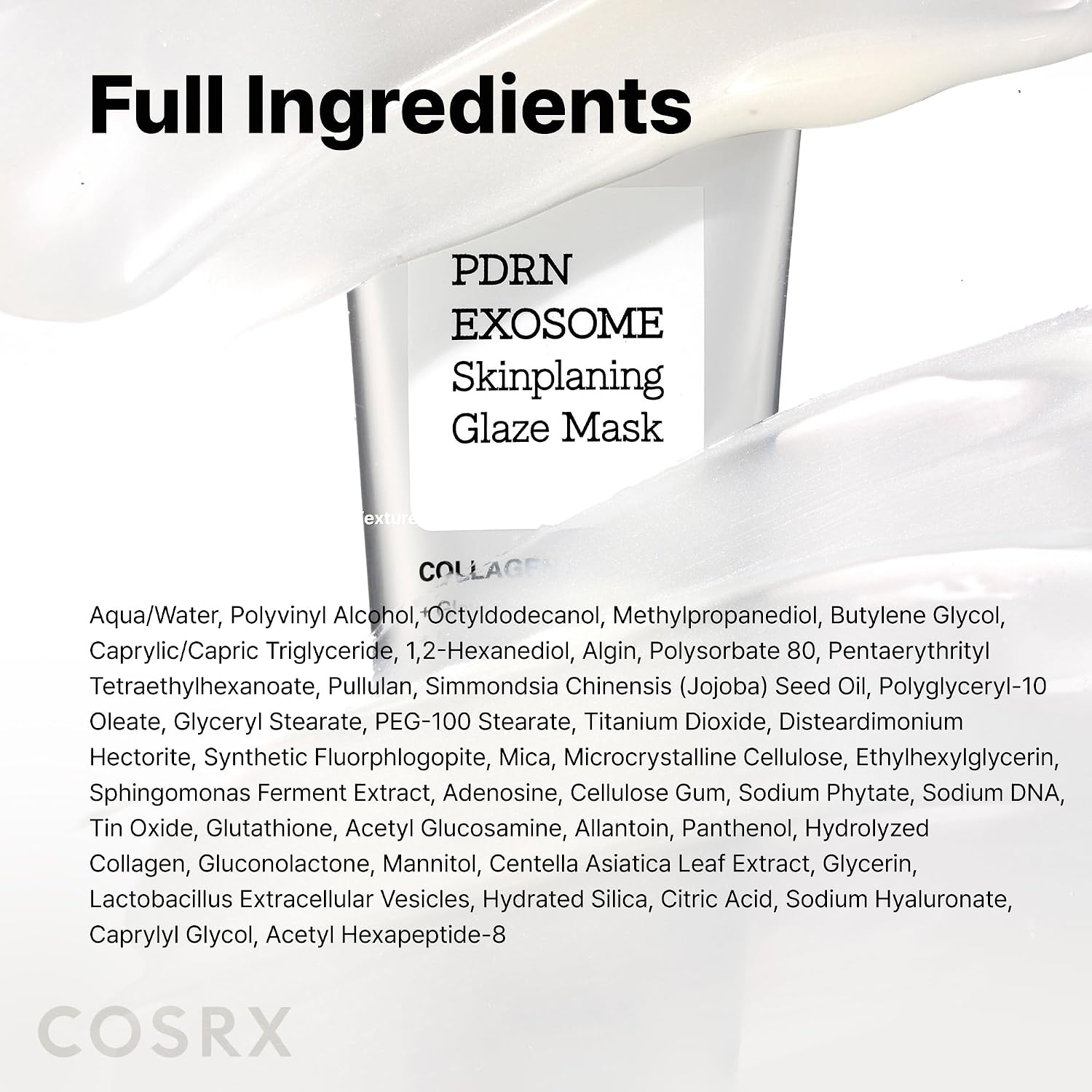 COSRX PDRN Exosome Overnight Face Mask, Korean Glass Skin Glow, 1.69 fl oz | +123% Hydration, Instant Glow, Glass Skin Finish, Elasticity & Firmness, PDRN Exosome Overnight Face Mask, Korean Skin Care