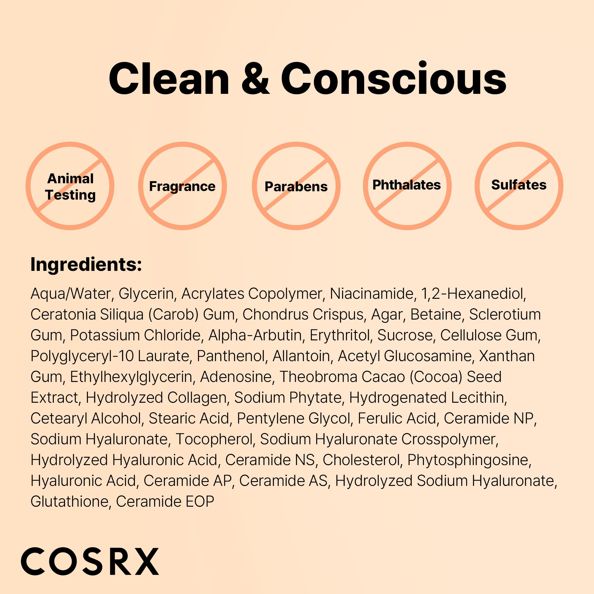COSRX The Alpha-Arbutin Discoloration Care Hydrogel Face Masks (3EA)