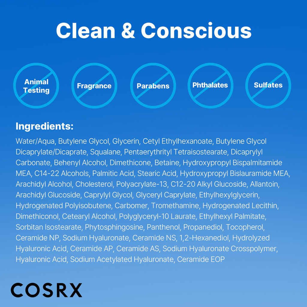 COSRX 7X Ceramide Moisturizer for Face, Barrier Repair Face Cream, 2.7oz