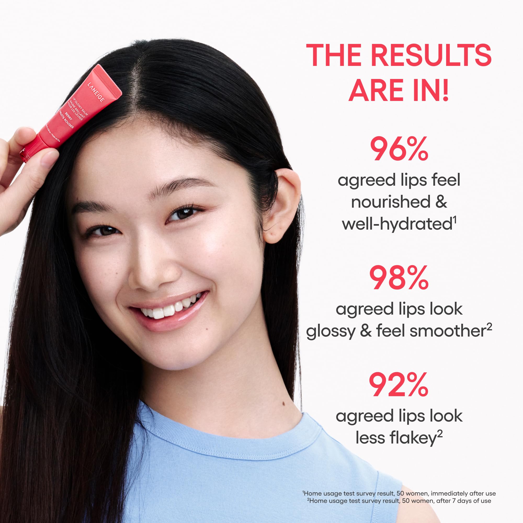 LANEIGE Lip Glowy Balm: Sheer Tinted Lip Treatment Balm Tube with Shea & Murumuru Butters for Hydrating, Moisturizing, Glossy, Non-Sticky Shine, Berry | Korean Skin Care, Mango
