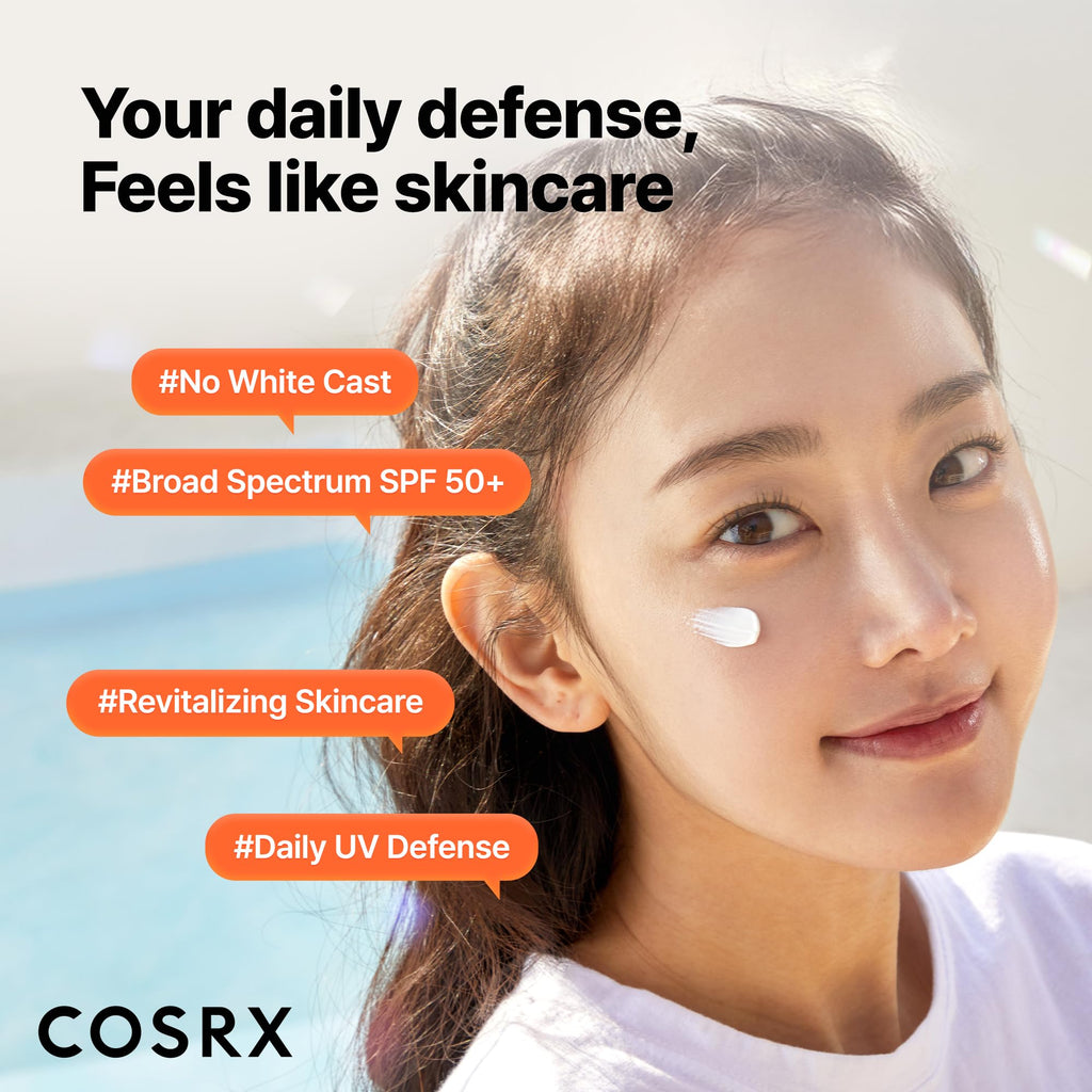 COSRX Airy-Light Clear Sunscreen Stick with Vitamin E&C, SPF 50, 0.67 oz | Korean Suncreen Stick Suncare Sunblock, Lightweight, No White Cast, Water resistant, Oil Control Matte Sunscreen for Face