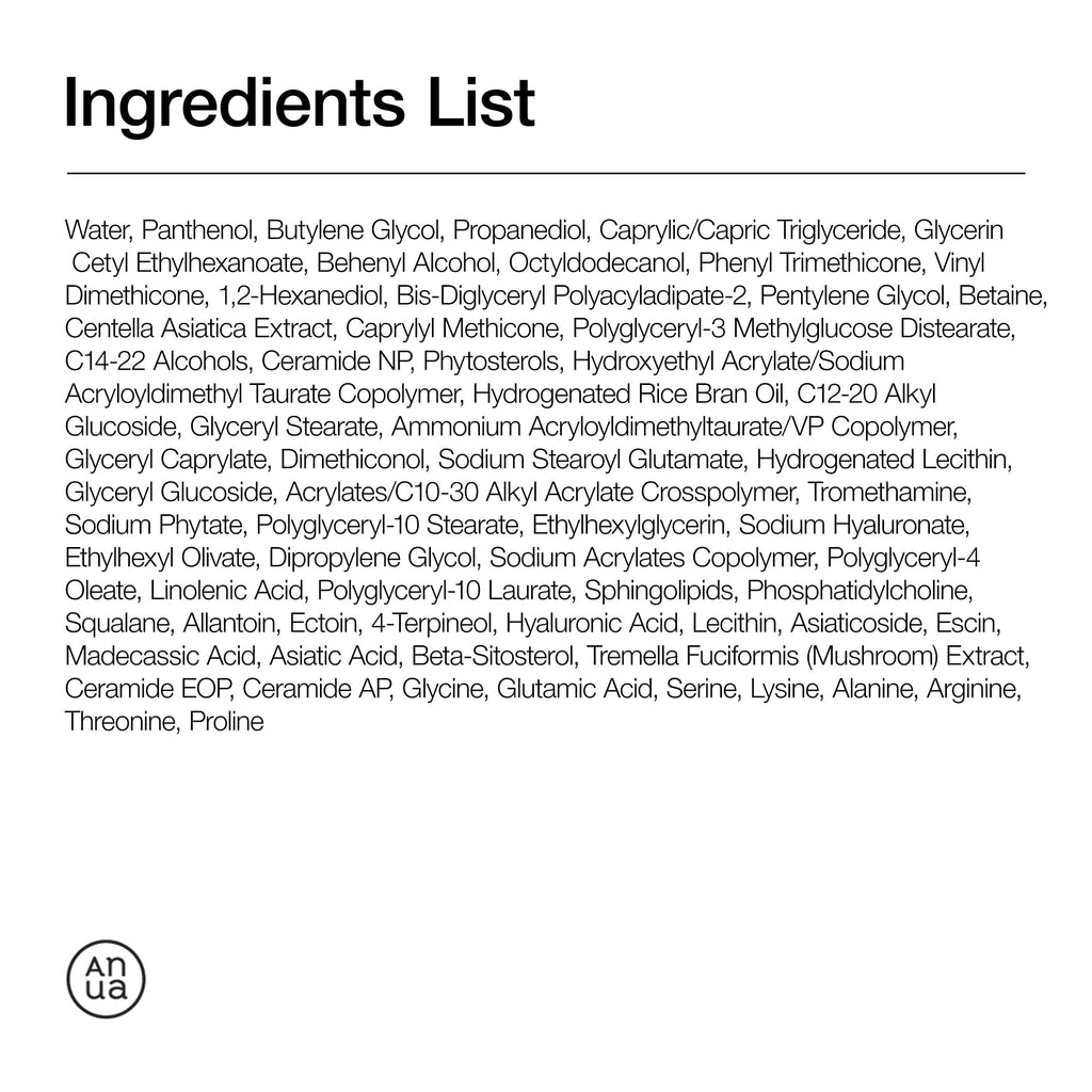 ANUA 3 Ceramide Panthenol Moisture Barrier Cream, 3.38 fl oz