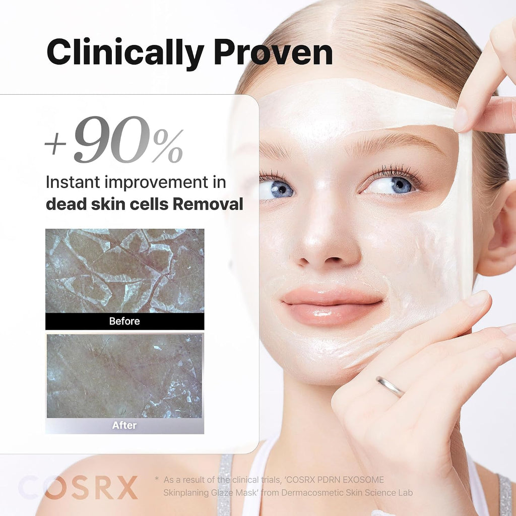 COSRX PDRN Exosome Overnight Face Mask, Korean Glass Skin Glow, 1.69 fl oz | +123% Hydration, Instant Glow, Glass Skin Finish, Elasticity & Firmness, PDRN Exosome Overnight Face Mask, Korean Skin Care
