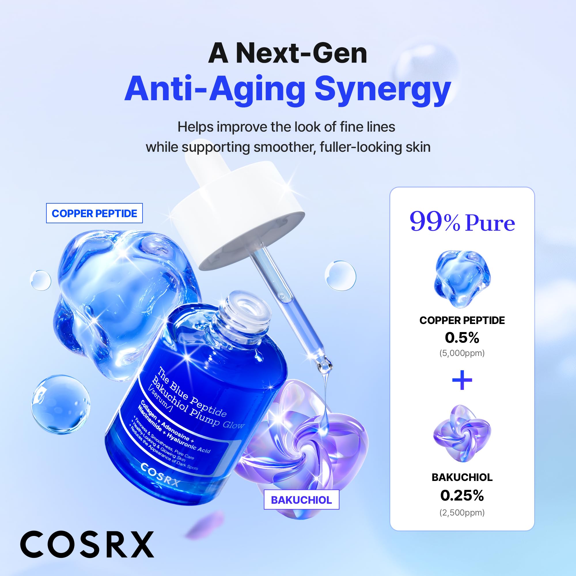 COSRX 6X Peptide Collagen Skin Booster Toner Serum for Dull Skin, 5.07 oz | Preps Skin with Copper Peptides, GHK-Cu for Uneven Skin Texture, Skin Renewal Boosting Facial Essence, Korean Skin Care